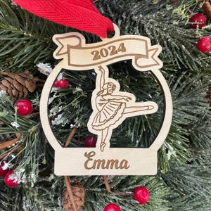 Ballet Dancer 2025 Christmas Ornament | Ballet Christmas Ornament | Personalized Dancer Ornament  | 2025 Christmas