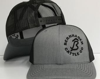 Customize your brand or logo like our Bernhagen Cattle Cap.