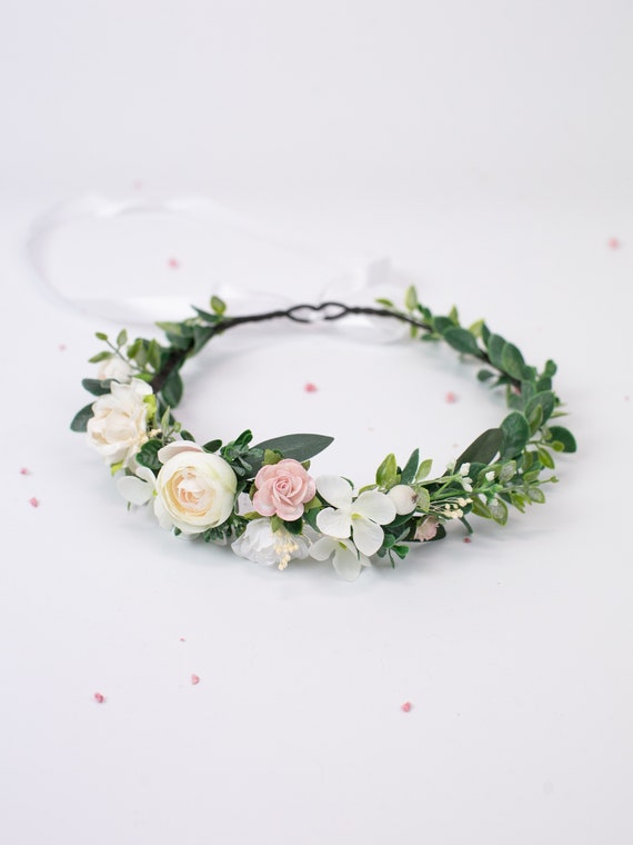 Flower best sale headband bridesmaids