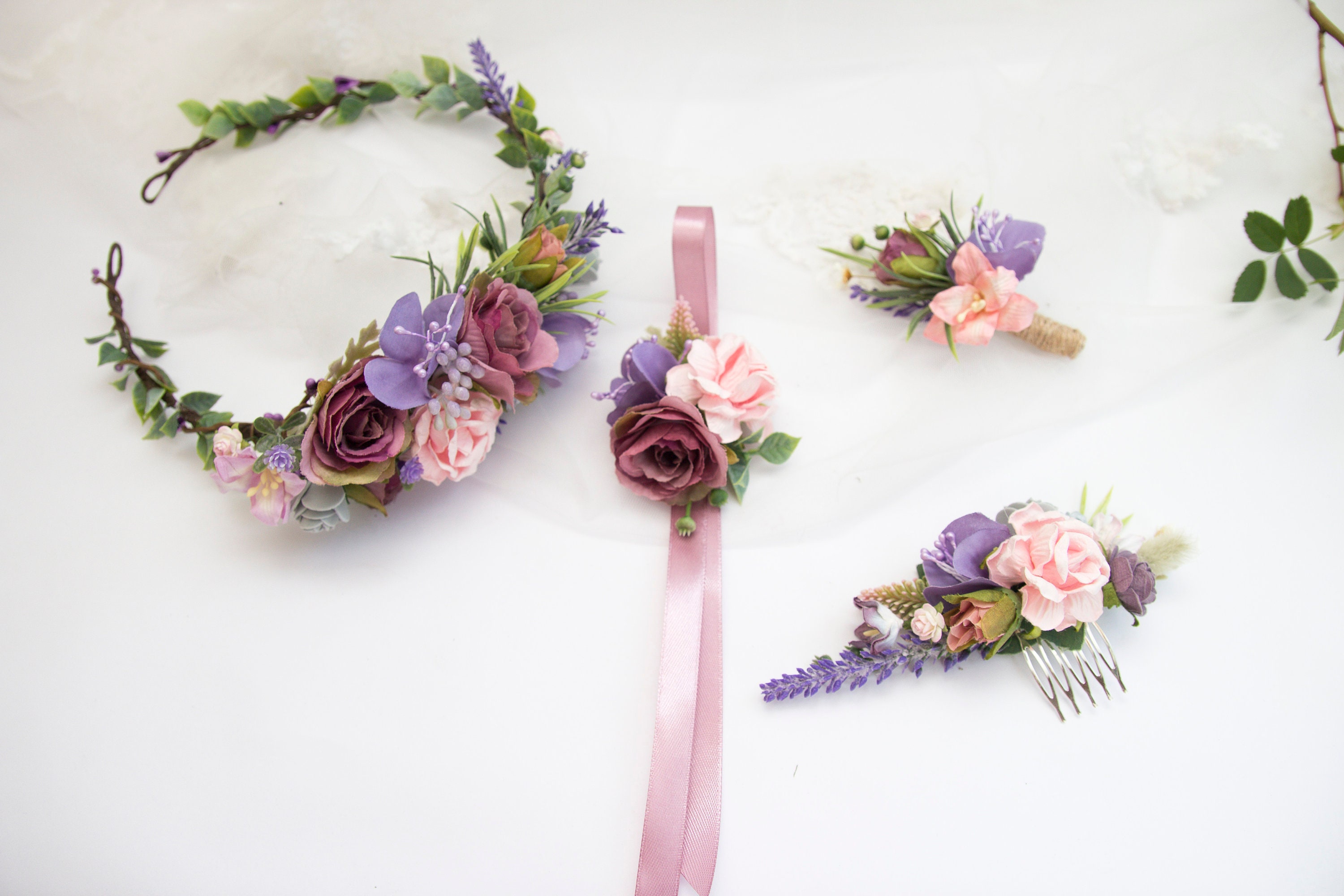 headpiece flower crown