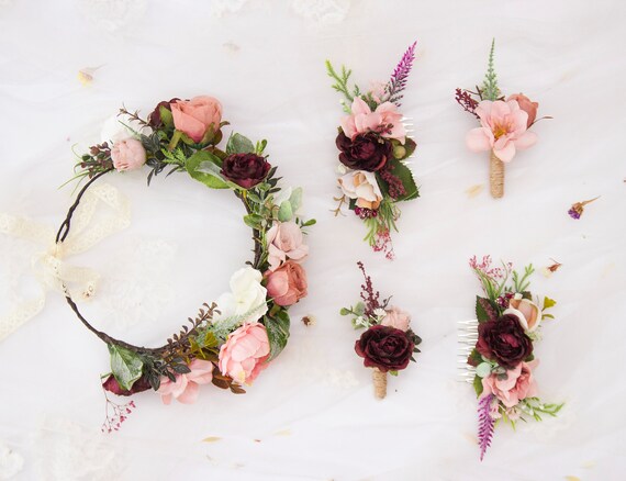 Floral wedding set Accessories set 