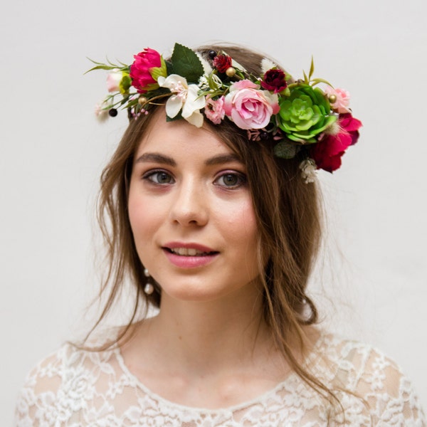 bridal circlet headpiece