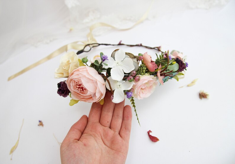 half flower crown