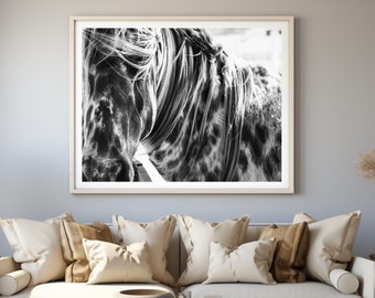 Horse Print, Wall Art Print, Horse Photography Printable Wall Art, Large Poster Download, Horses Animal Photo Digital Download, Horses Print