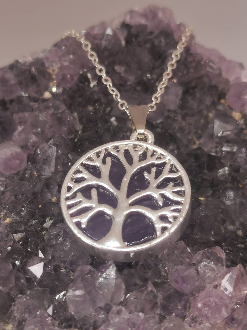 Tree of life Amethyst pendant
