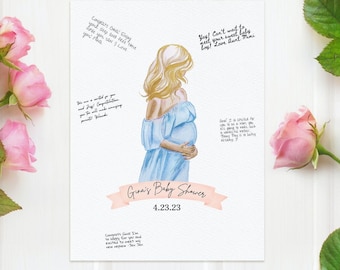 Personalized Baby Shower Guestbook Print: Keepsake Welcome Sign