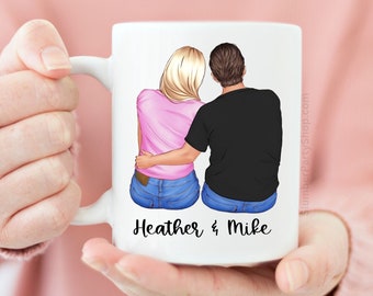 Valentine's Day Mug | Valentines gift for Husband | Mug for Boyfriend | Customized Couple Mug | Anniversary Gift | Personalized Couple Mug