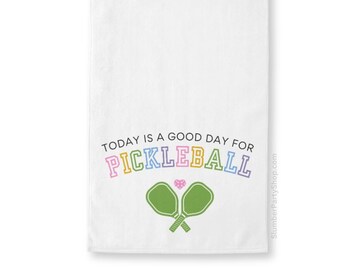 Pickleball Towel: Microfiber-Cotton Blend, Brass Clip