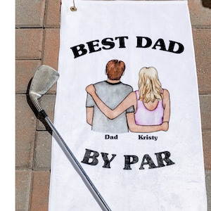 Personalized Dad Gift | Dad Golf Gift | Golf Towel for Dad | Dad Golf Gift | Personalized Golf | Dad Christmas Golf | Dad Golfer | Best Dad