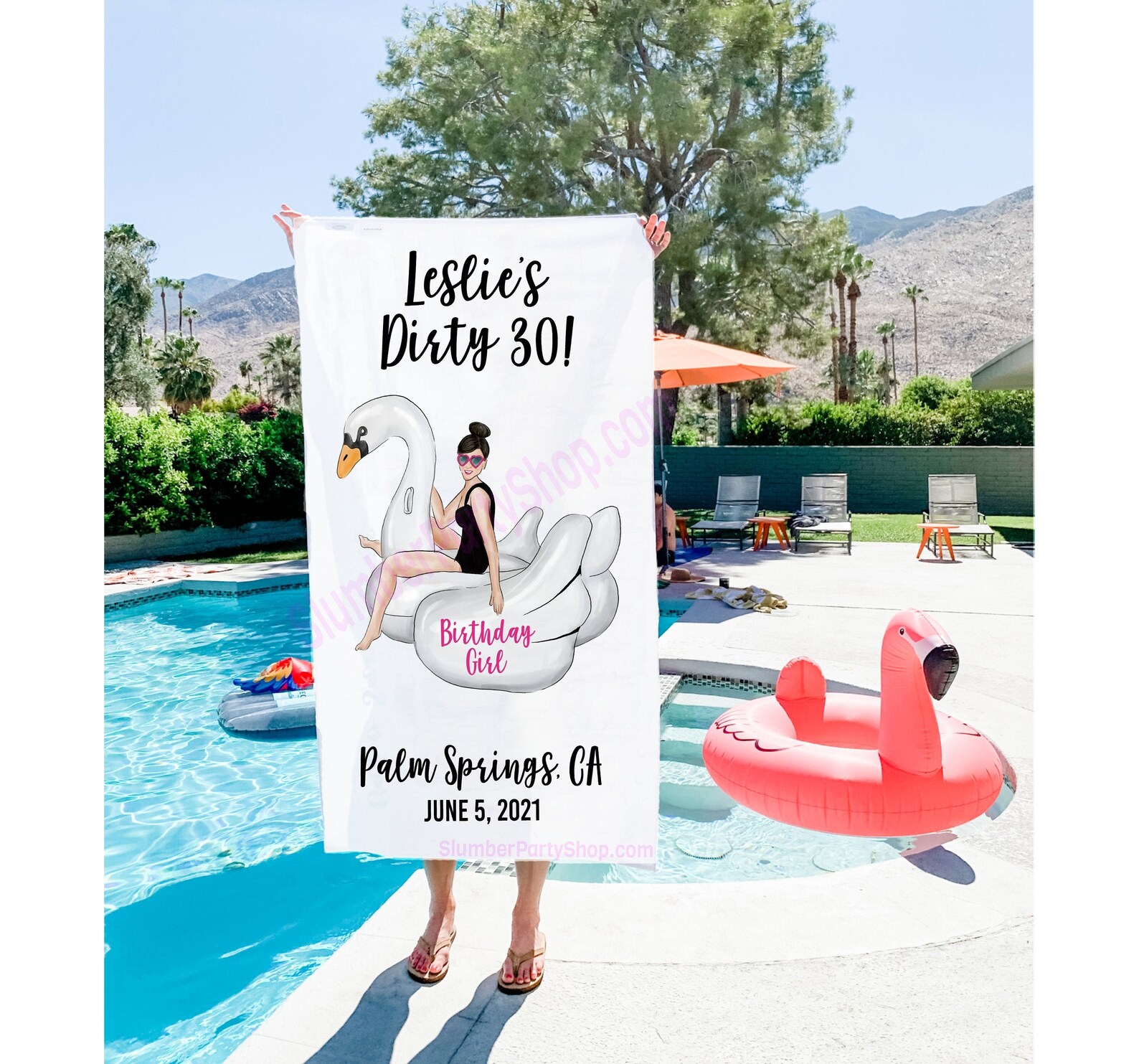 Birthday Beach Towel Gift 30th Birthday Gift 40th Birthday Etsy