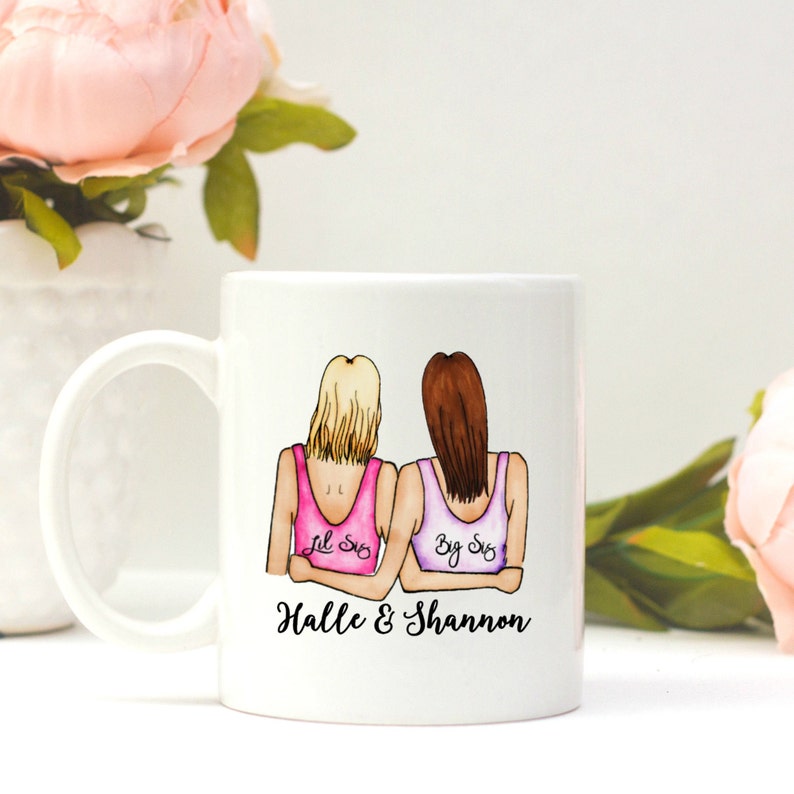 Big Little Sorority Gift Big Lil Sorority Mug Sorority Reveal Sorority Gift Little Sis gift Gift for Big Sorority Sister Gift image 3