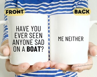 Funny Boat Mug: Boating Gift for Sailor