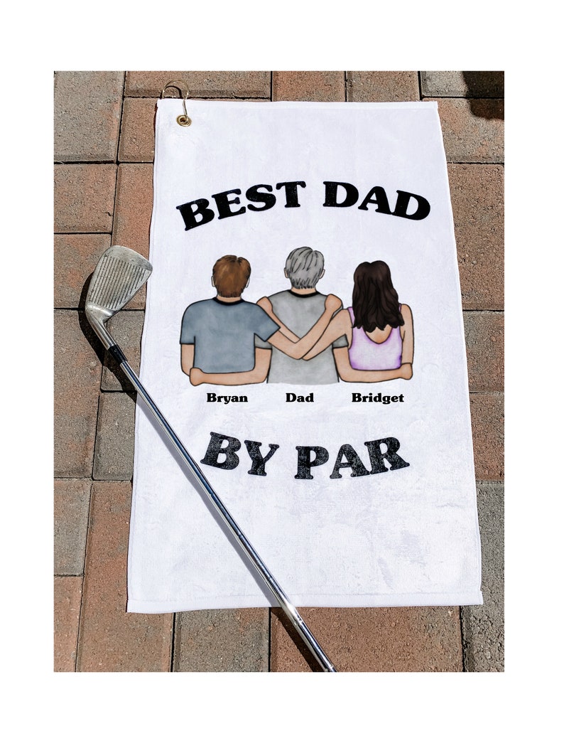 Personalized Dad Gift Dad Golf Gift Golf Towel for Dad Etsy