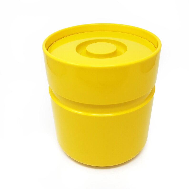 yellow ice bucket