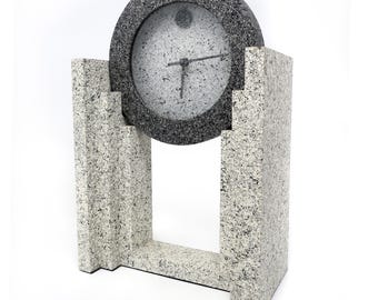 1980s Post Modern Mantle Clock by Empire Arts
