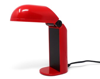 1970s Red Manon Lamp by Yamada Shomei