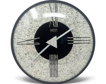 1980s Postmodern Wall Clock by Empire Arts