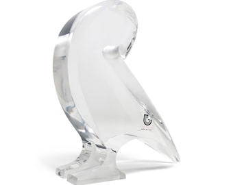 Vintage Lucite Bird Sculpture by Team Guzzini