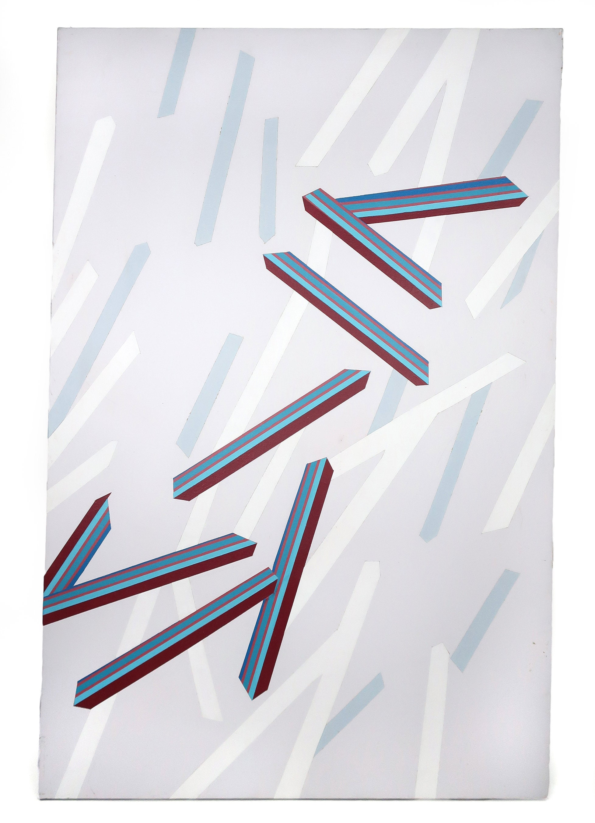 Jane Bonelli Peinture d'op Art Postmoderne