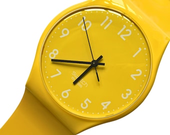 Vintage Original Post Modern Maxi Swatch Wall Clock - 2001 - Etsy