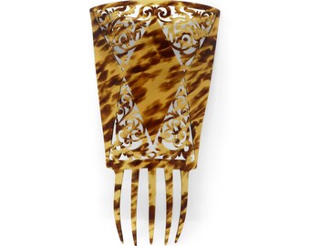19th Century Tortoise Shell Decorative Hair Comb or Head Piece