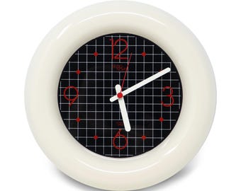 1980s Graphic Wall Clock by Studio Nova Japan