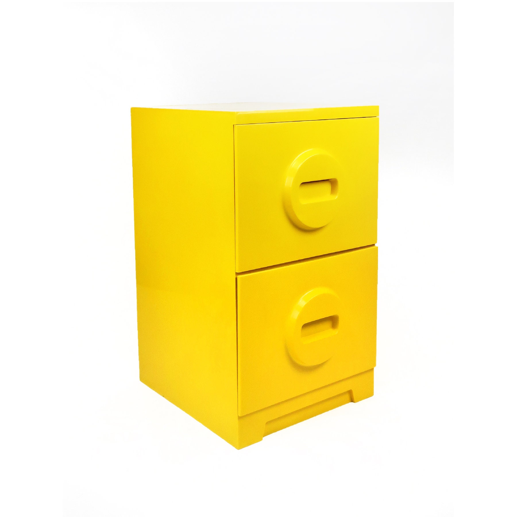 Mod Yellow Plastic Akro Mils Filing Cabinet Etsy