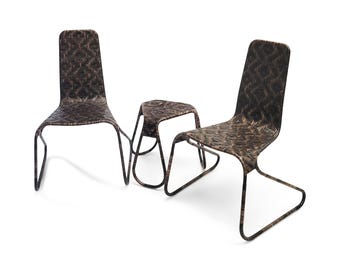 Pair of Flo Chairs and Side Table by Patricia Urquiola for Driade