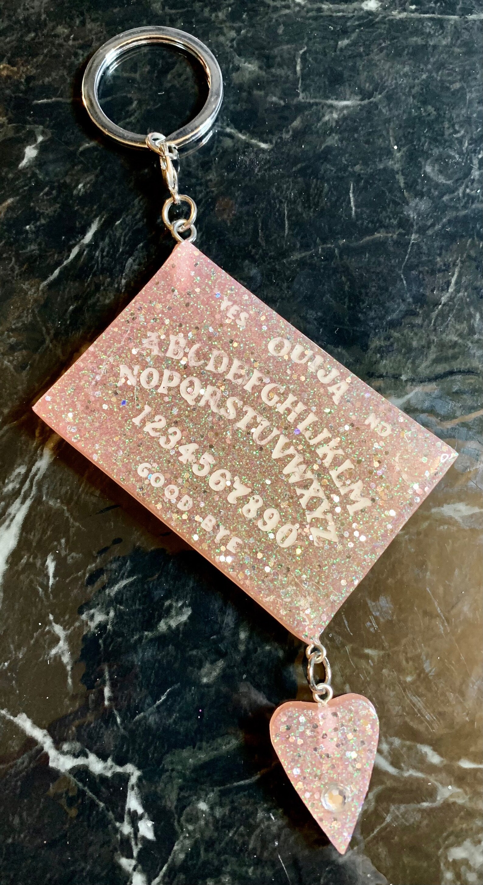Pastel Pink Sparkly Ouija Board With Matching Etsy Israel