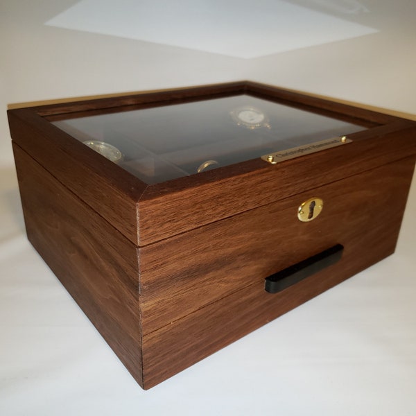 Handmade Walnut Valet Box
