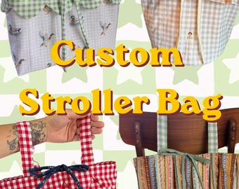 Build Your Own Stroller Bag | Custom Handmade Stroller Organizer for Everyday Adventures