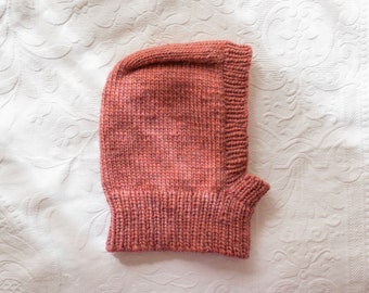 Balaclava Knitting Pattern PDF | Easy Chunky Knit Hood | Beginner Friendly Pattern EN FR