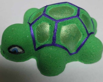 Turtle Bath Bomb | Kid's Bath Bombs | Vegan | Cruelty Free | Self-Care