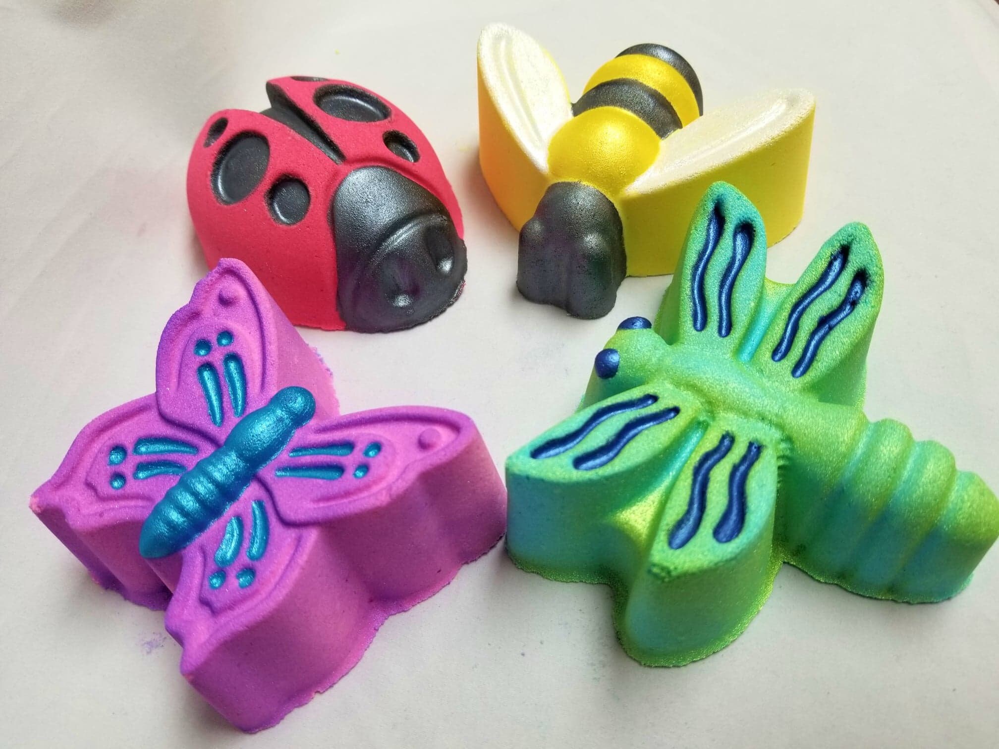 Bug Bath Bombs Summer Bath Bombs Ladybug Dragonfly Bee Etsy
