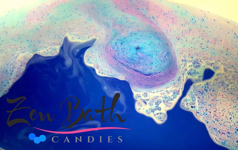 Raspberry Vanilla Bath Bomb Bath Bombs Bath Fizz Vegan Handmade image 2