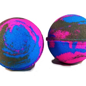 Galaxy Bath Bomb | Cosmic Bath Bombs | Vegan | Handmade | Day of the Dead Bath Fizz