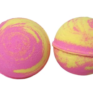 Lemon Berry Tart Bath Bomb | Bath Bombs | Bath Fizz | Vegan | Handmade | Fall Bath Bomb