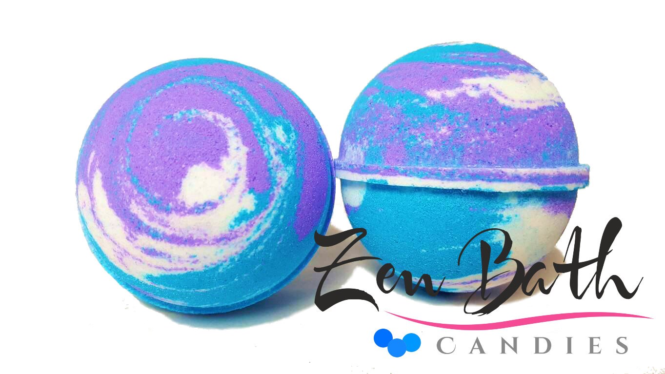 Raspberry Vanilla Bath Bomb | Bath Bombs | Bath Fizz | Vegan | Handma…