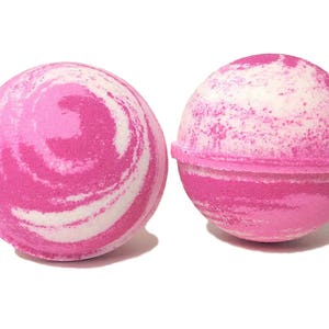Pink Sugar Bath Bomb | Bath Bombs | Bath Fizz | Vegan | Handmade | Valentine&#39;s Day