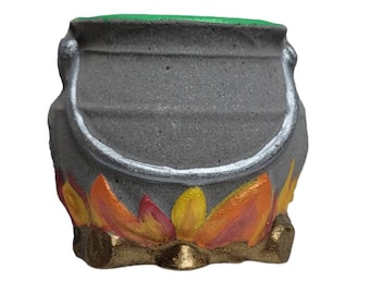 Cauldron Bath Bomb | Halloween Bath Bombs | Witch Bath Fizz | Activated Charcoal | Vegan | Handmade