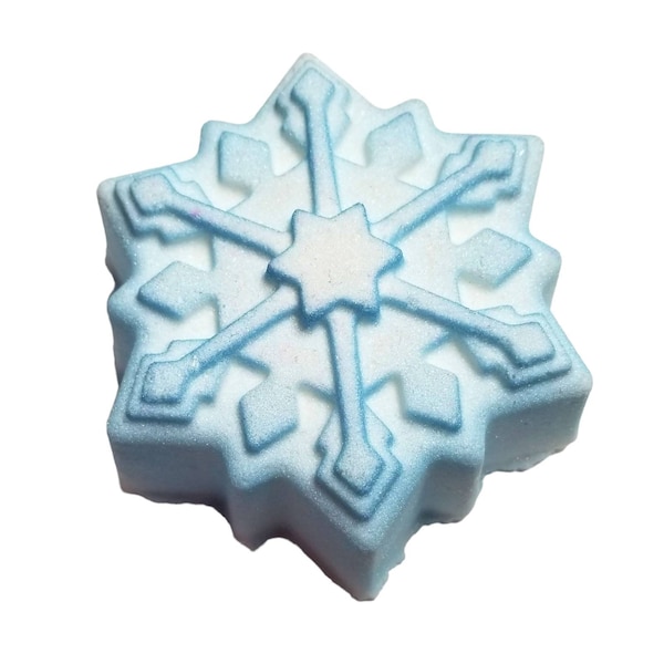 Snowflake Bath Bomb | Christmas Bath Bombs | Vegan | Handmade
