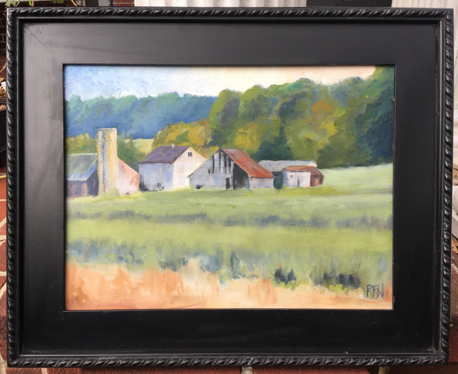 Lancaster farm PA by RICHARD Williams original oil on panel Etsy