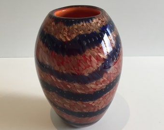 Design Vase In Murano Glass (1960s) Made In Italy