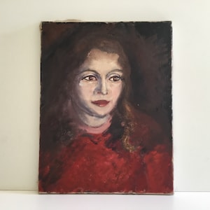Oil Painting Portrait (GV 71 Signed) on The Back