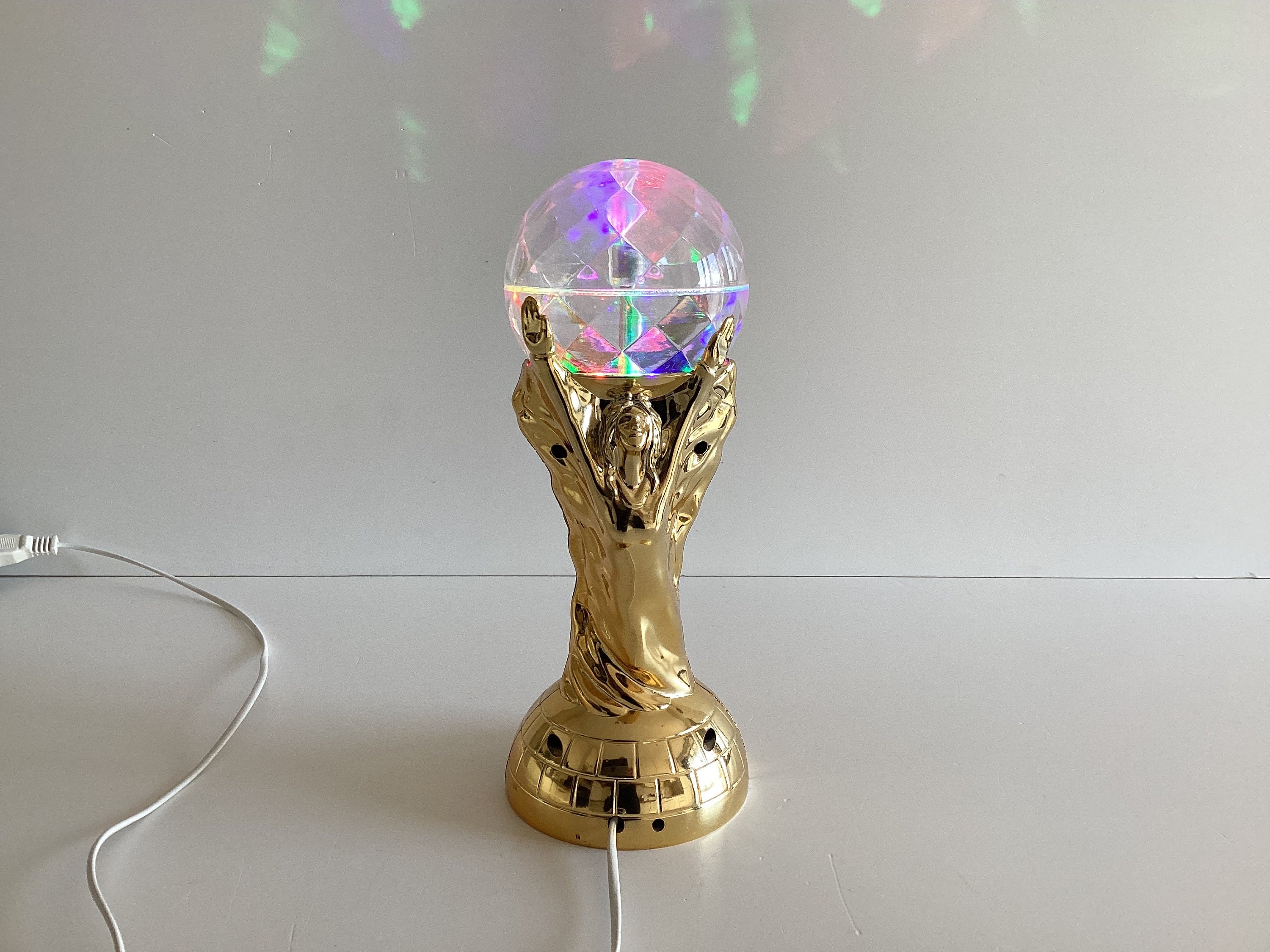 Vintage Psychedelic Lamp | 1970s Italian World Cup Design