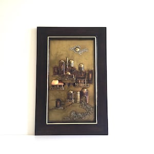 Rare Artistic Composition (1960s) Tikva, Made In Israel