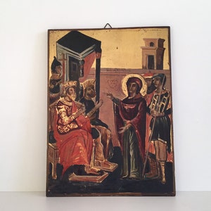 Rare Orthodox Icon (1950s).