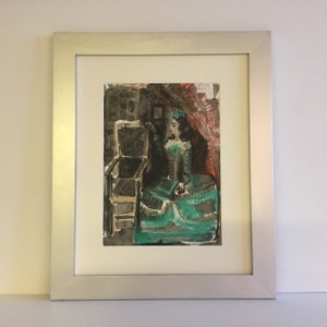 Lithograph By Pablo Picasso (1960s ) Jaqueline