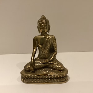 Buddha Bei Meditation (1950er Jahre) Made In Nepal