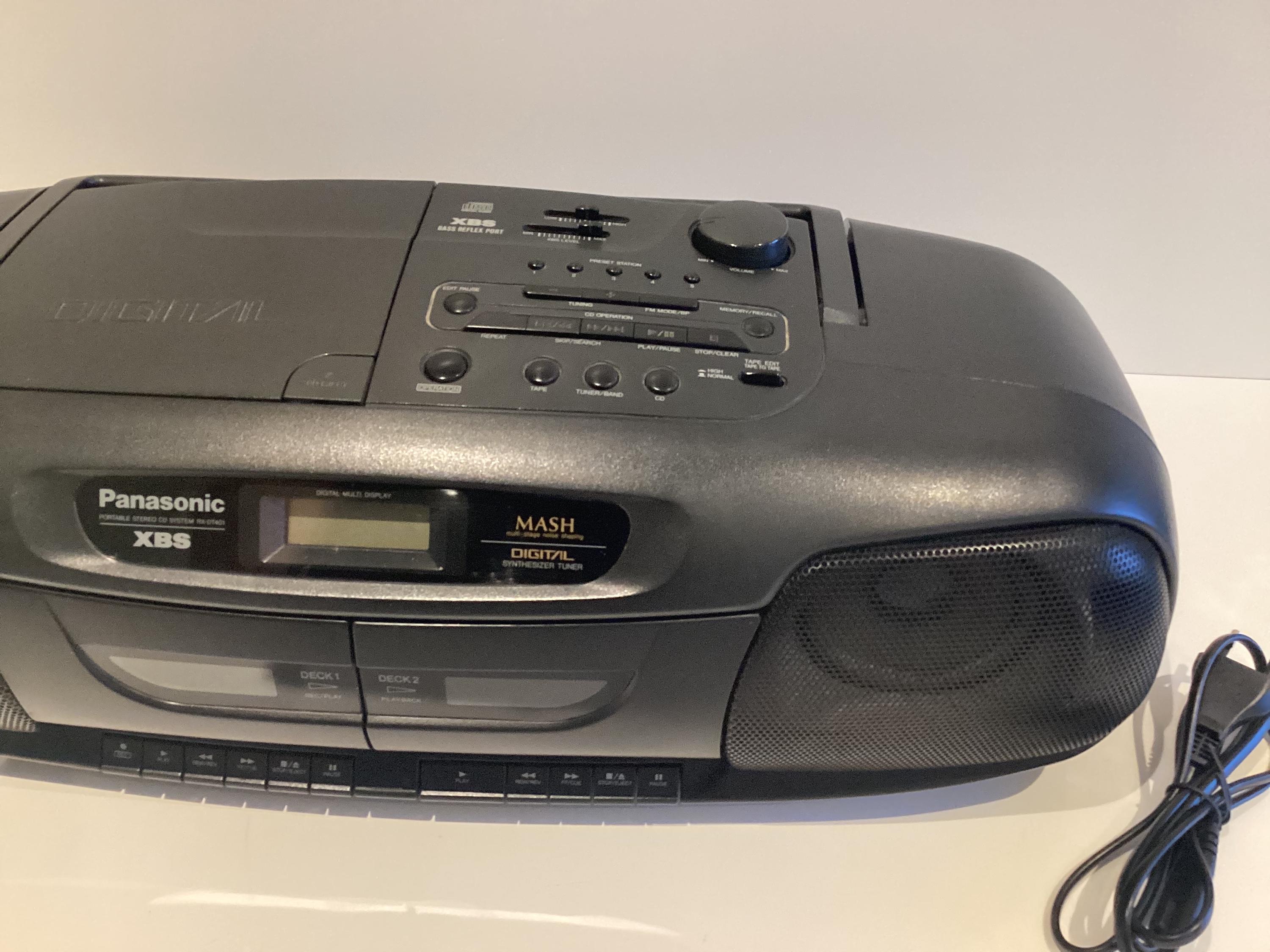 ヴィンテージラジカセ パナソニック RX-DT401、ラジオデュアルカセット